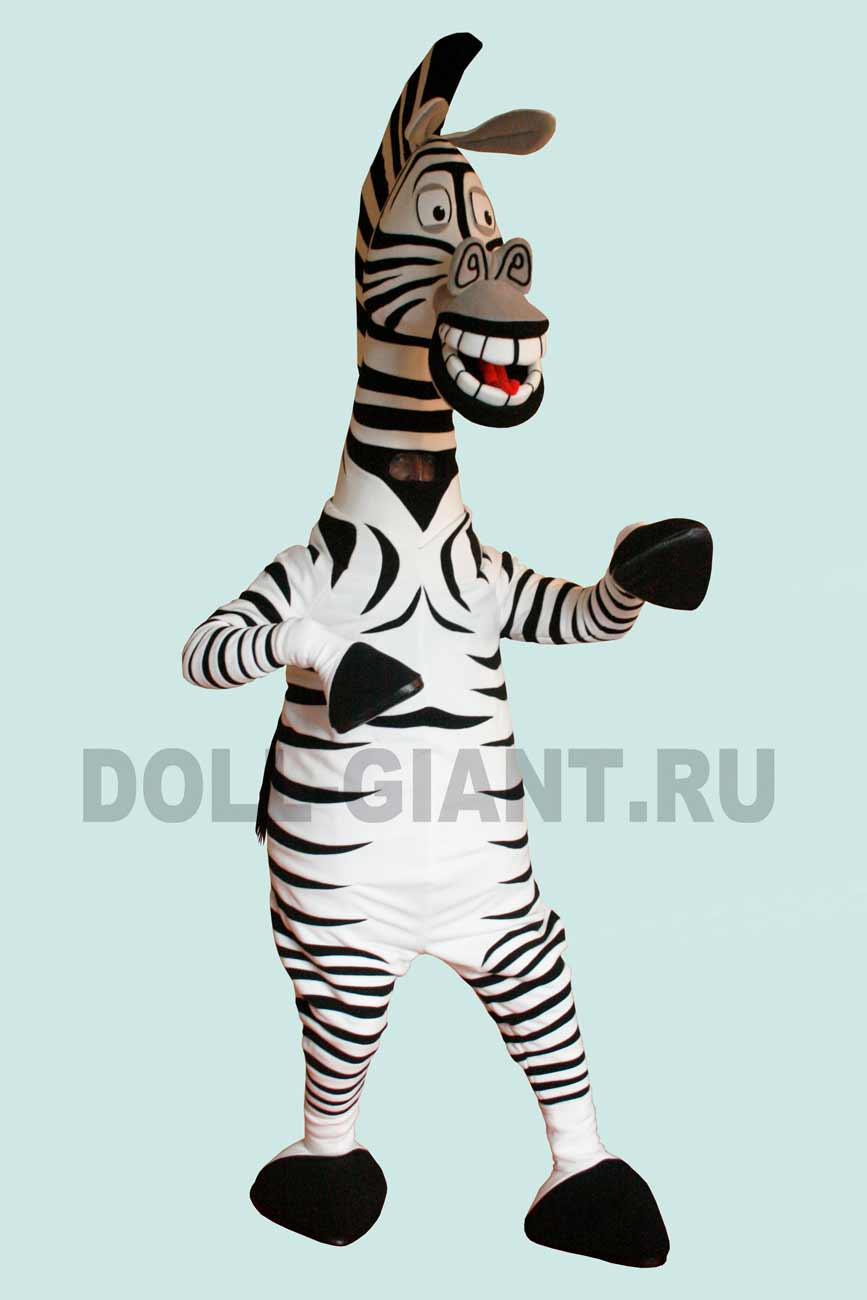 Ростовая кукла зебра в Москве